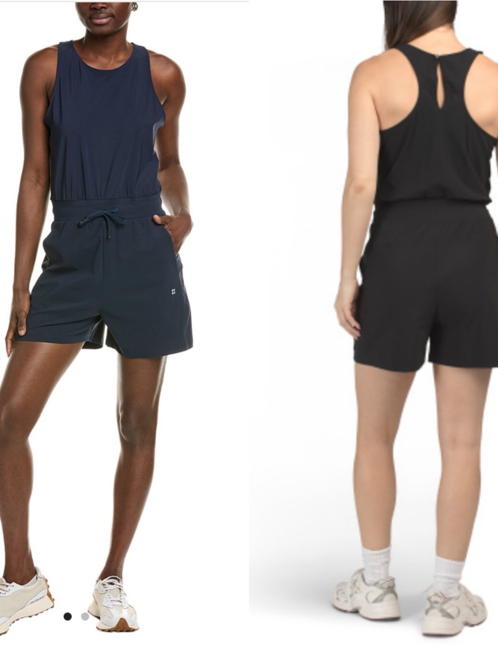 Sweaty Betty Black Sleeveless Romper